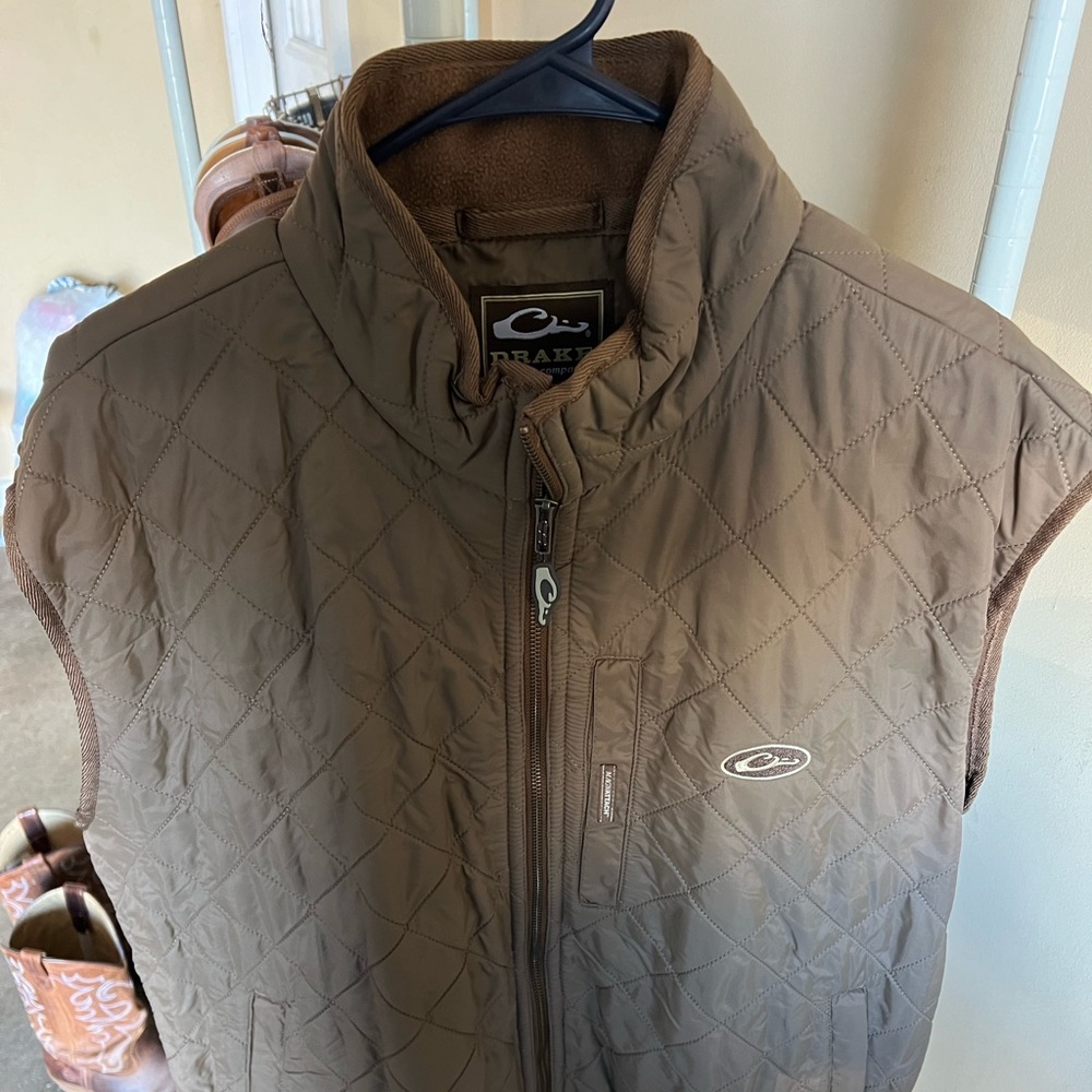 Drake waterfowl down vest